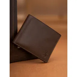 Red Tape Brown Leather Bi-Fold Wallet-picture-18