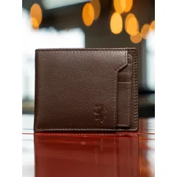 Red Tape Brown Leather Bi-Fold Wallet-picture-29