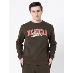 Red Tape Brown Regular Fit Graphic Sweatshirt-image-43