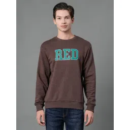 Red Tape Brown Regular Fit Printed Sweatshirt-picture-43