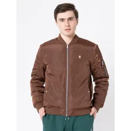 Red Tape Brown Regular Fit Solid Jacket-picture-20