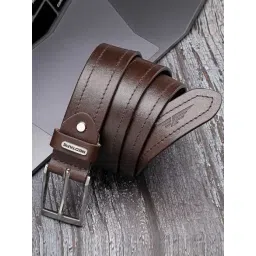 Red Tape Brown Texture Leather Casual Belt-picture-22