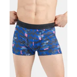 Red Tape Dark Blue Comfort Fit Printed Trunks-picture-48