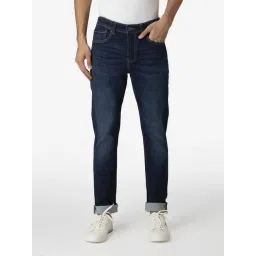 Red Tape Dark Blue Skinny Fit Jeans-picture-43