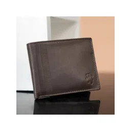 Red Tape Genuine Leather RFID Brown Wallet-picture-13
