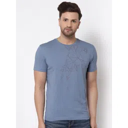 Red Tape Geometric Printed Pure Cotton T-Shirt-picture-26