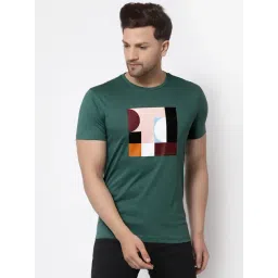 Red Tape Green Cotton Regular Fit Printed T-Shirt-picture-13