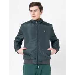 Red Tape Green Regular Fit Solid Jacket-picture-38