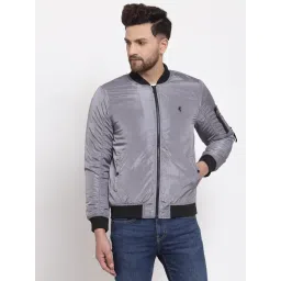 Red Tape Grey Regular Fit Solid Jacket-picture-33
