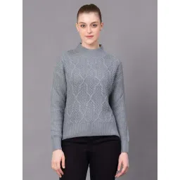 Red Tape Grey Regular Fit Sweater-picture-10