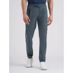 Red Tape Grey Straight Fit Trackpants-picture-11