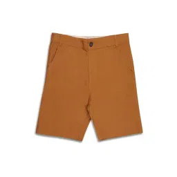 Red Tape Kids Mustard Solid Shorts-picture-29
