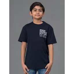 Red Tape Kids Typography Printed Pure Cotton T-shirt-picture-40