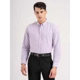 Red Tape Lilac Solid Loose Fit Shirt-picture-28