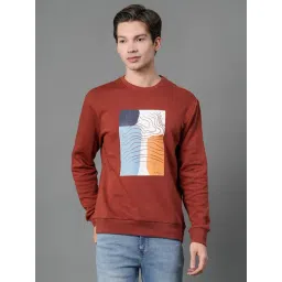 Red Tape Maroon Regular Fit Graphic Sweatshirt-picture-16