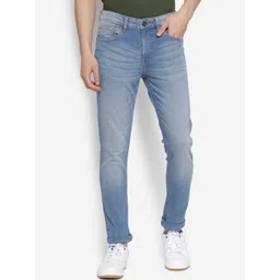 Red Tape Men Blue Skinny Fit Heavy Fade Stretchable Jeans-picture-19
