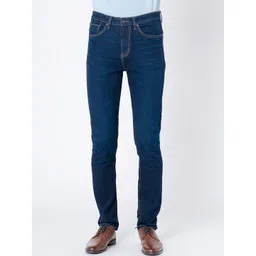 Red Tape Men Blue Solid Skinny Fit Jeans-picture-10