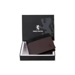 Red Tape Men Brown Leather Solid Wallet-picture-13