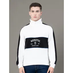 Red Tape Men Colourblocked High Neck Baggy Fit Sweatshirt-picture-32