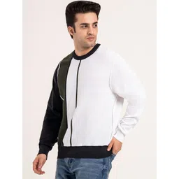 Red Tape Men Colourblocked Pullover image 4