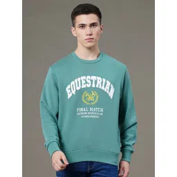 Red Tape Men Graphic Print Fleece Baggy Fit Sweatshirt-picture-24