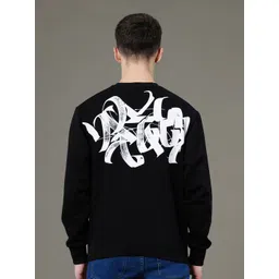 Red Tape Men Graphic Print Fleece Baggy Fit Sweatshirt-picture-16