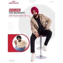 Red Tape Men Leather Belt image 2