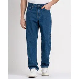 red tape Men Lightly Washed Baggy Jeans-picture-34