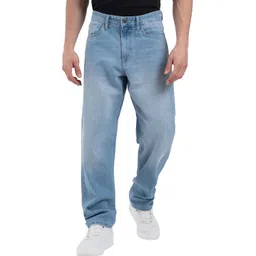 red tape Men Loose Fit Mid Rise Light Blue Jeans-picture-17