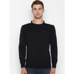 Red Tape Men Navy Blue Solid Sweater-picture-39