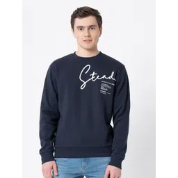 Red Tape Men Navy Blue Sweatshirt-picture-20