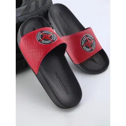 Red Tape Men Printed Sliders-picture-30