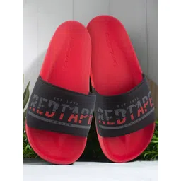 Red Tape Men Printed Sliders-picture-23