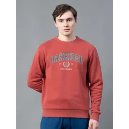 Red Tape Men Rust Printed Pullover Sweatshirt-picture-51