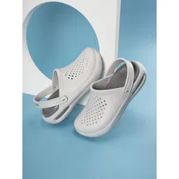 Red Tape Men Self Design Clogs-picture-37