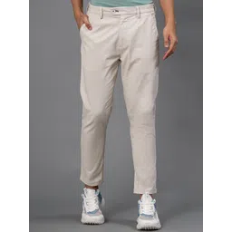 Red Tape Men Tapered Fit Cropped Regular Trousers-picture-11