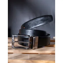 Red Tape Men Textured Leather Reversible Belt-picture-52