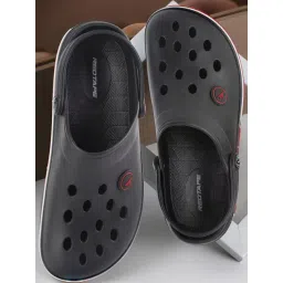 Red Tape Men's Black Back Strap Clogs-picture-15