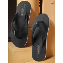 Red Tape Men's Black Comfort Flip Flops-picture-22