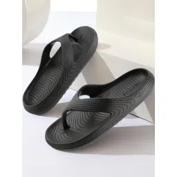 Red Tape Men's Black Flip Flops-picture-45