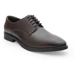 red tape Men’s Brown Leather Derby Shoes for Classic Formal Style Derby For Men-picture-11