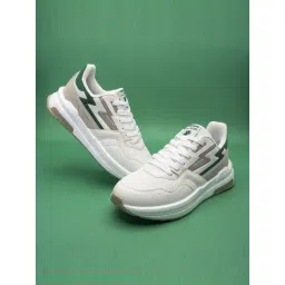 Red Tape Men's City Striders Beige & Green Sneakers image 1
