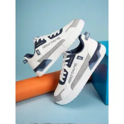 Red Tape Men's Hustle Collection White & Blue Casual Sneakers-picture-15