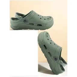 Red Tape Men's Olive Back Strap Clogs-picture-28