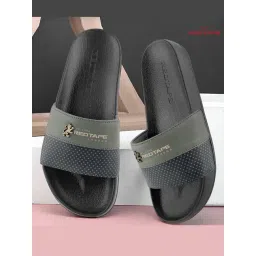 Red Tape Men's Olive Comfort Sliders-picture-30