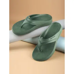 Red Tape Men's Olive Flip Flops-picture-22