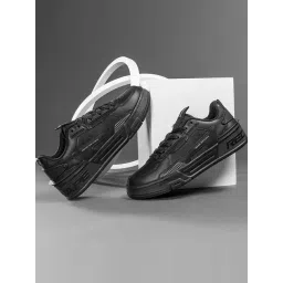 Red Tape Men's Solid Black Casual Sneakers-picture-23