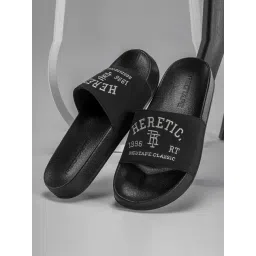Red Tape Men's Sunnies Jet Black Slides-picture-27