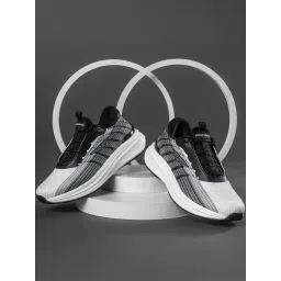 Red Tape Men's Urban Kicks Black & White Walking Shoes-picture-18