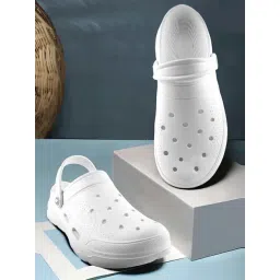 Red Tape Men's White Back Strap Clogs-picture-15